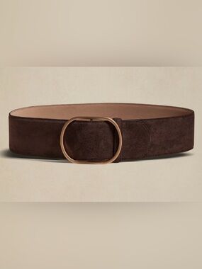 Banana Republic Women’s Wide Vegan Suede Belt in Size XS NWOTs in Espresso